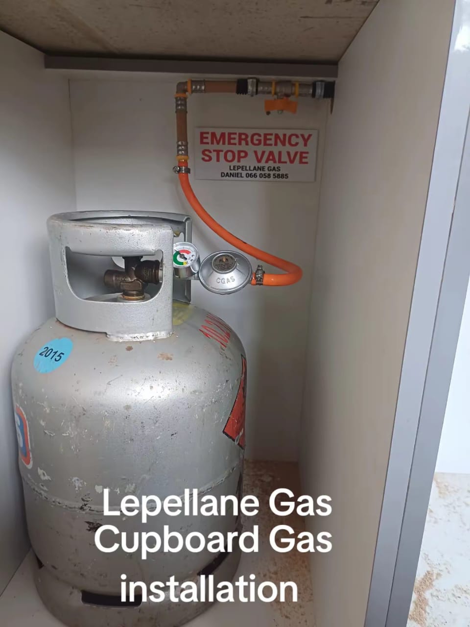 Cupboard Gas Installation